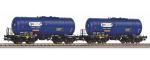 PIKO Set 2 wagons citernes (406Ra) 